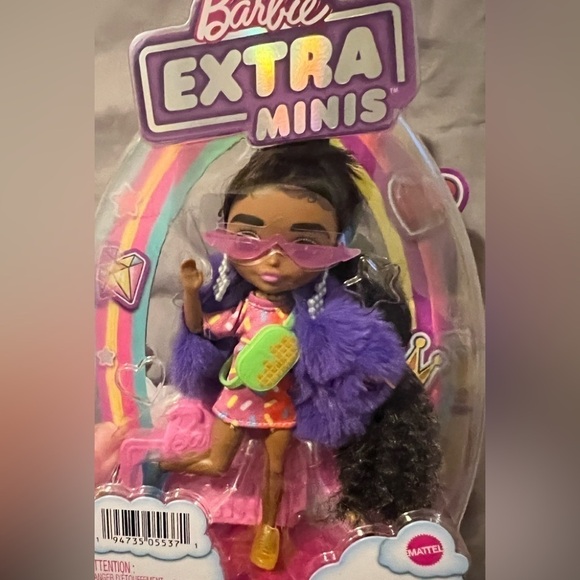 Barbie Other - ****Donated***Barbie Extra Mini dark long hair sunglasses
